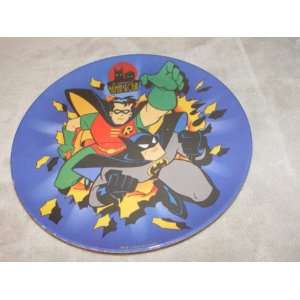   Zaks Melamine Childs Batman & Robin Plate 8 inches 