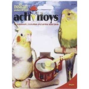 2PK Activitoy Bird Toy Drum (Catalog Category Bird / Bird 