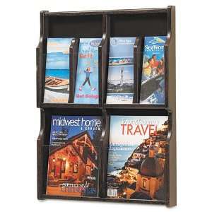 Safco Products   Safco   Expose Literature Display, 20 1/4w x 2 1/2d x 