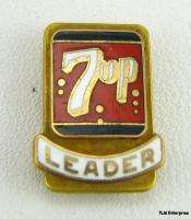 7UP   Vintage Leader Soda Company Service 10k Gold PIN  
