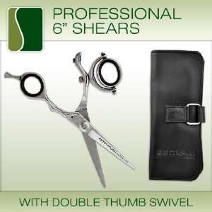 Professional Quality Double Swivel Tumb 5 1/2 Styling Shear Scissors 