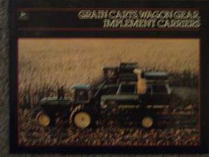 Vintage John Deere Grain Carts Wagon Gear & Implement Carriers sales 