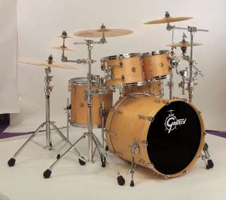 Gretsch New Classic Euro Shell Pack 4pc Satin Natural with Hardware 