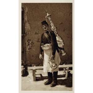  1926 Lemonade Seller Serbian Men Serbia Photogravure 