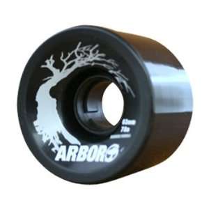 Arbor 4 Set Hybrid Series Skateboard Wheels w/ Free B&F Heart Sticker 