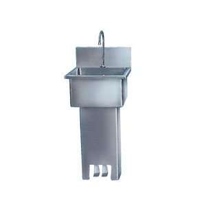   Mounted Pedestal Hand Sink with Two Foot Foot Pedals