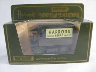 MATCHBOX MODELS OF YESTERYEAR DIECAST HARRODS BREAD VAN  