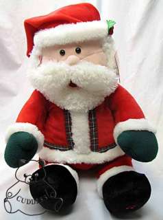   Animated Gund Plush Toy Doll Chuckles Christmas Sitting NWT  