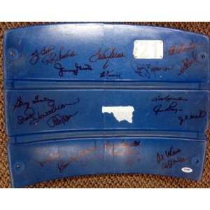 Mets Team Signed (22 Signatures) Autographed NY Mets Shea Stadium Seat 