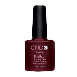  CND Shellac DARK LAVA Gel UV Nail Polish 0.25 oz Manicure 