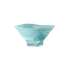  Shiraleah Large Turquoise Polished Alabaster Squared Bowl 