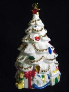 PORCELAIN ORNAMENTS TREE ~ AVON 2003 HOLIDAY TREASURES ~ NEW IN 