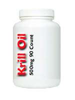 Krill Oil Soft Gels 500mg 90 Count Superba Brand  