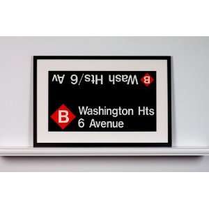  Washington Heights/6th Ave NYC Subway Sign