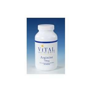  Vital Nutrients   Arginine 750mg VEG 120c