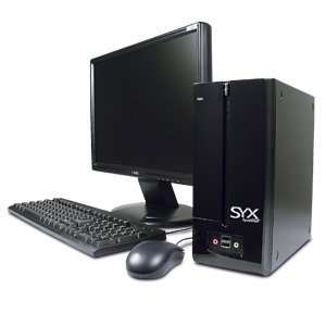    SYX Venture H420i Small Form Factor PC and 19 LCD Electronics