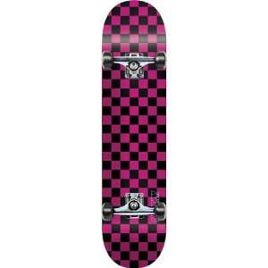  Speed Demons Checker Complete Skateboard   7.5 Black/Hot 