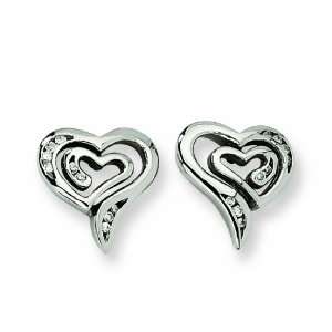  Stainless Steel Cz Earrings Chisel Jewelry