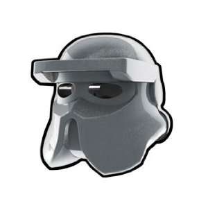  Silver AT RT Helmet   LEGO Compatible Minifigure Piece 