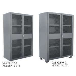  All Welded Storage Cabinets With Expanded Metal Doors 