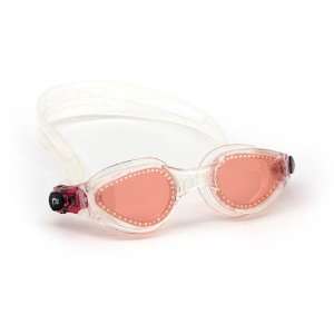  Cressi Right Small Swim Goggles   Translucent/Ruby Sports 