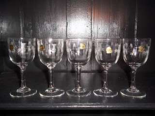   Bamboo Stalks & Leaves Noritake Crystal 4 3/8in Wine Glasses  
