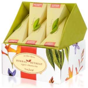 Tea Forte Petite Herbal Retreat Ribbon Box Ten Silken Pyramid Infusers 