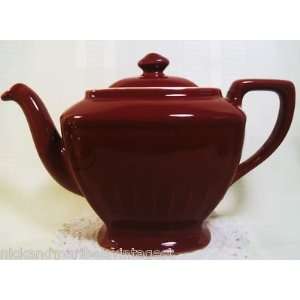  VINTAGE HALL TEA POT HOLLYWOOD MAROON 1930 Everything 