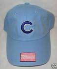 Chicago Cubs Baseball Hat Cap Light Blue Ladies