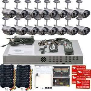  VideoSecu 16 Channel Video Audio H.264 Surveillance DVR System 