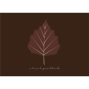  Simple Leaf of Thanks   100 Cards 