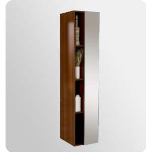   Bathroom Linen Cabinet with Four Narrow Storage Shelves and Furniture