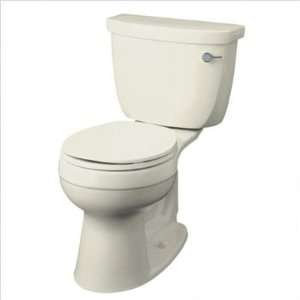   RA Cimarron Comfort Height Two Piece Round Front Toilet Finish Almond