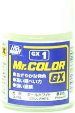 MR HOBBY Color GX1 Cool White Enamel Paint 18ml  