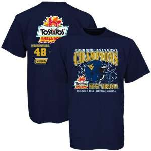   Blue 2008 Tostitos Fiesta Bowl Champions T shirt