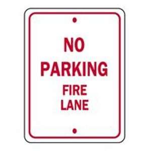  BRADY 75143 Sign,Traffic,18X12,No Parking Fire Lane 
