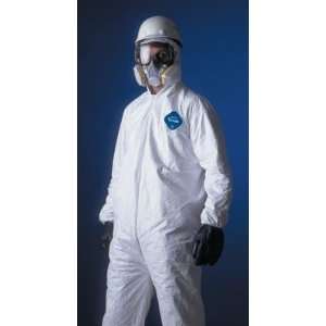  DuPont Large White 5.4 mil Tyvek Disposable Coveralls With 