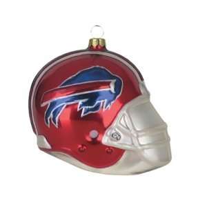  Buffalo Bills NFL Glass Football Helmet Ornament (3 