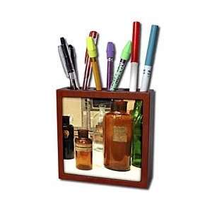  Florene Vintage   Vintage Bottles II   Tile Pen Holders 5 