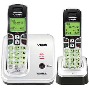  VTECH CS6219 2 DECT 6.0 CORDLESS PHONE WITH CALLER ID 