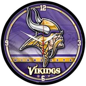  Minnesota Vikings Clock   Round Wall