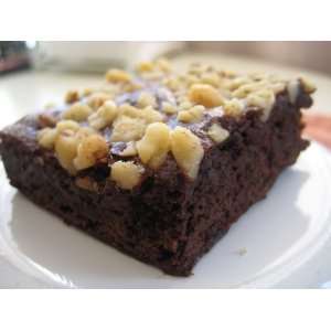 Vegan Fudge Lovers Brownie w/ walnuts Grocery & Gourmet Food