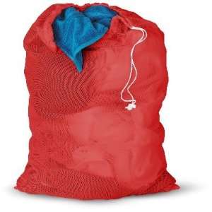 Laundry Bag w/ Draw String Breathable Mesh Red   Honey Can Do #LBG 