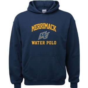  Merrimack Warriors Navy Youth Water Polo Arch Hooded 