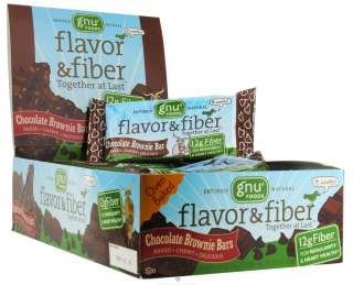 Buy Gnu Foods   Flavor & Fiber Bars Chocolate Brownie   1.6 oz. at 