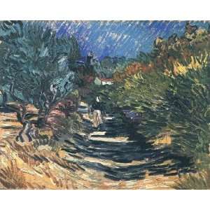   name A Road at Saint Remy with Female Figure, By Gogh Vincent van